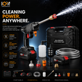 Portable Cordless Pressure Washer for Car & Home Cleaning