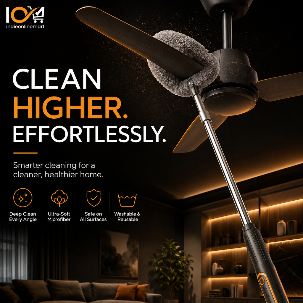 Ring-Shaped High-Reach Microfiber Cleaning Brush