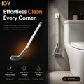 Premium Golf Shaped Silicone Toilet Brush with Wall Mount Holder