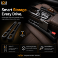 Car Seat Gap Organizer (Pack of 2) | Universal Auto Storage Filler