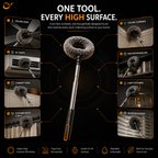 Ring-Shaped High-Reach Microfiber Cleaning Brush
