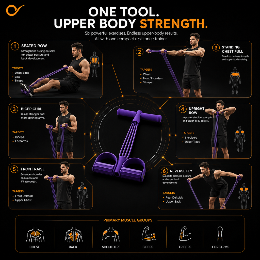 Portable Resistance Pedal Pull Trainer