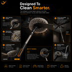 Ring-Shaped High-Reach Microfiber Cleaning Brush