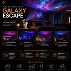 8-Mode Astronaut Galaxy Projector Night Light