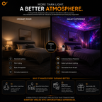 8-Mode Astronaut Galaxy Projector Night Light