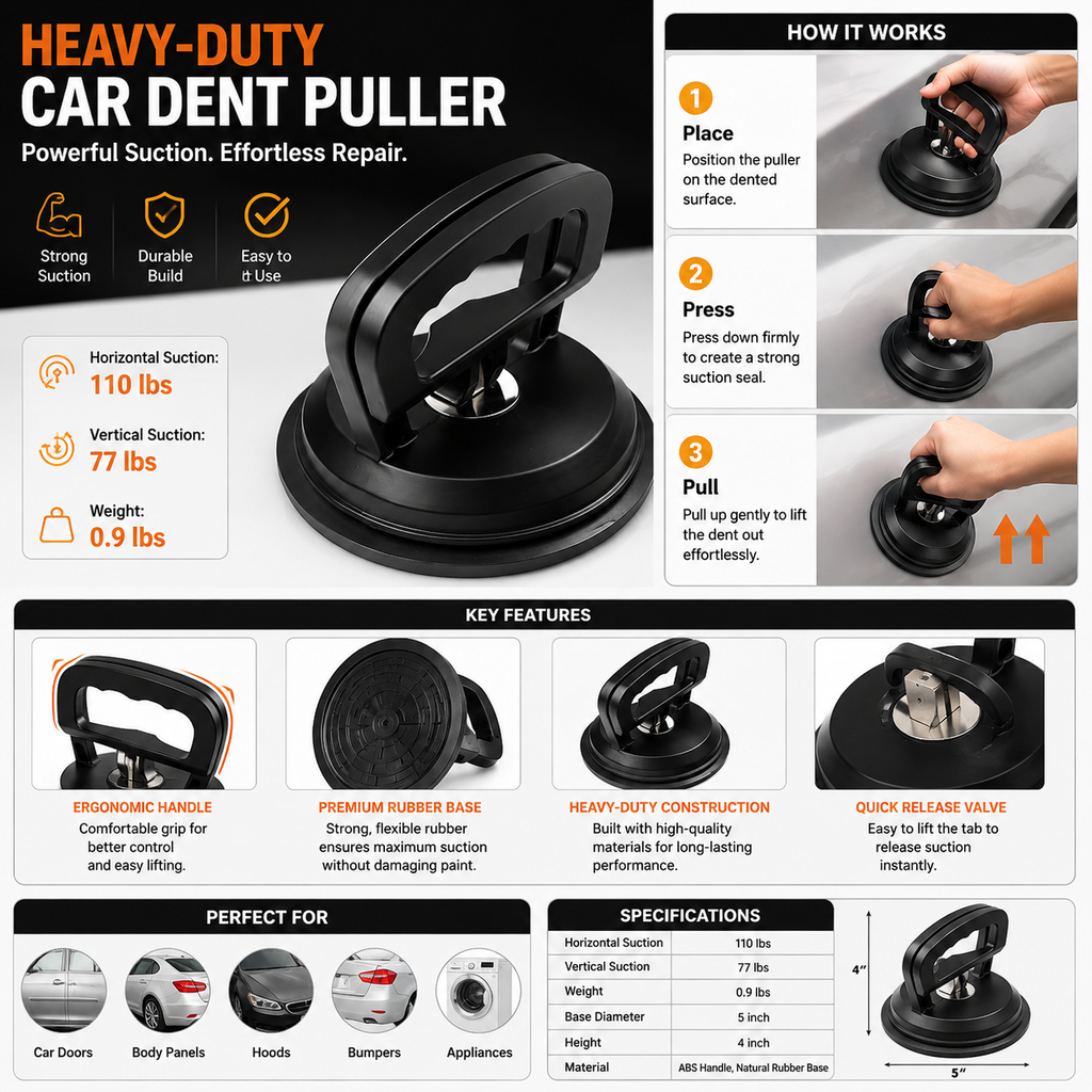 Car Dent Puller | Fix car dent in mins